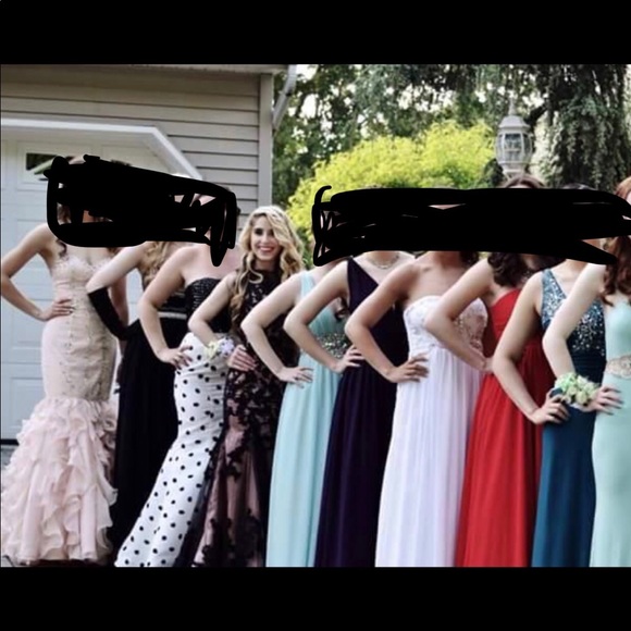 Custom handmade lace dusty rose prom gown/dress - Picture 2 of 8